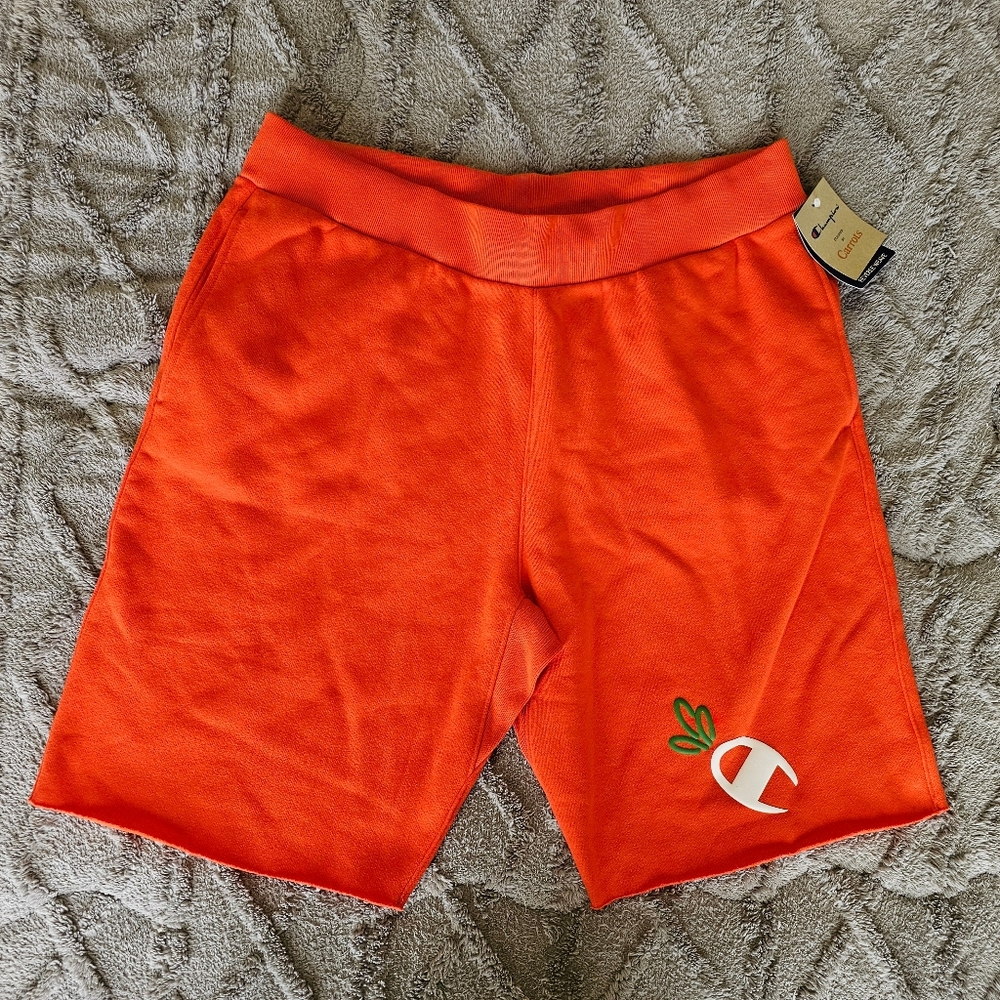 New With Tags Carrots X Champion Shorts Limited Edition Orange Athletic Mens XL